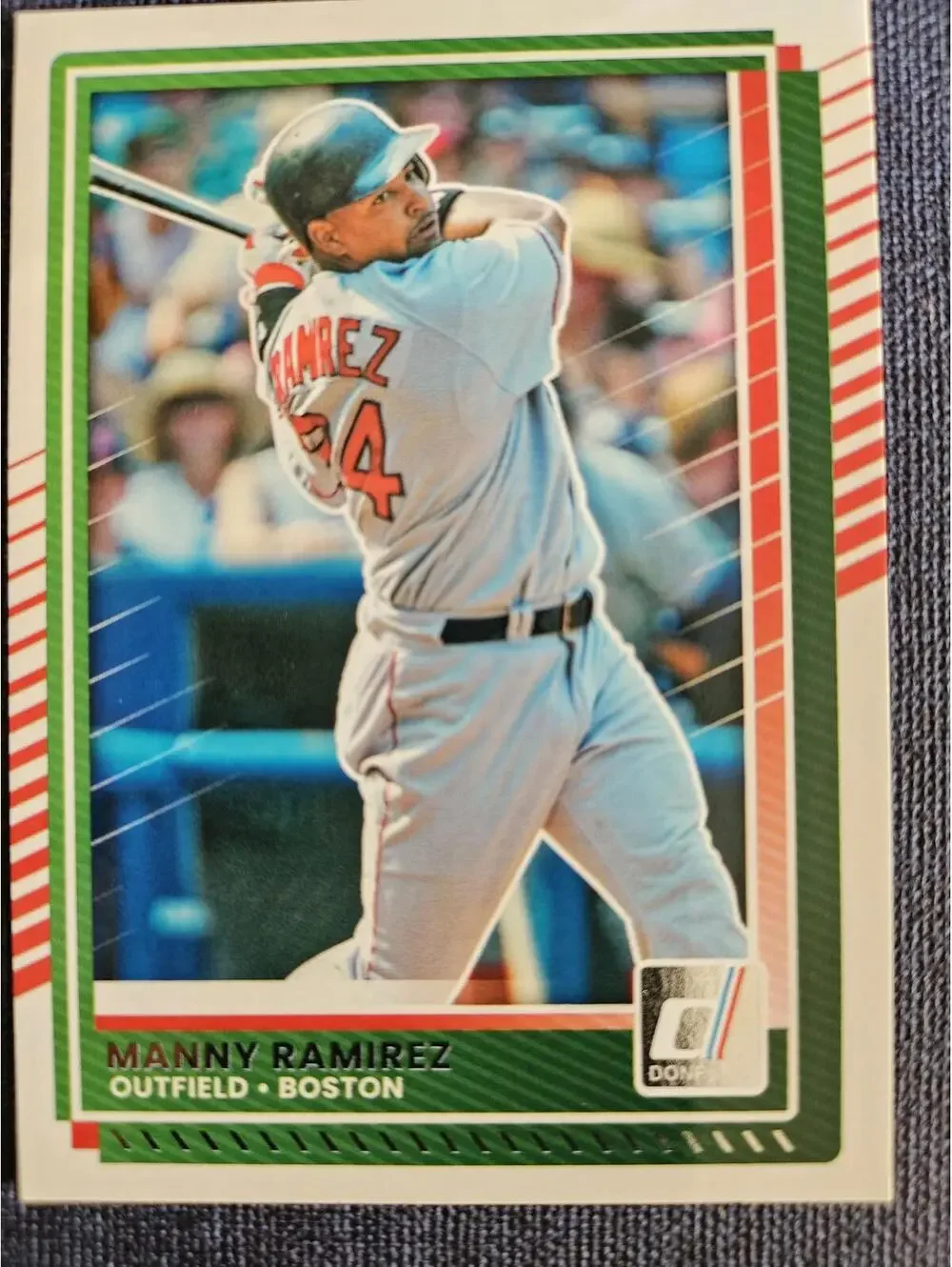 Manny Ramirez - 2025 Panini Donruss baseball - #26 - Red Sox - RAW Mint